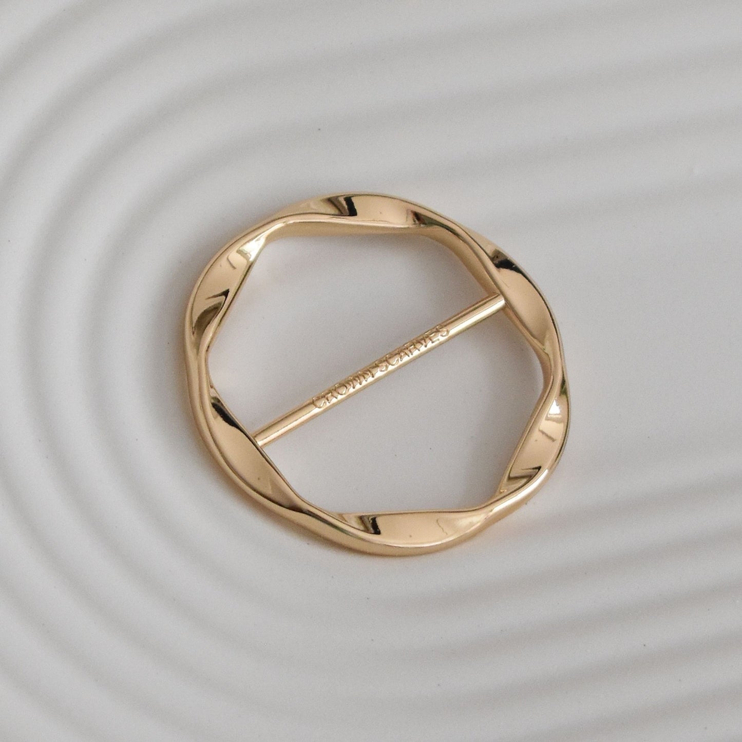 hijab ring gold