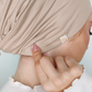 bonnet beige sous hijab