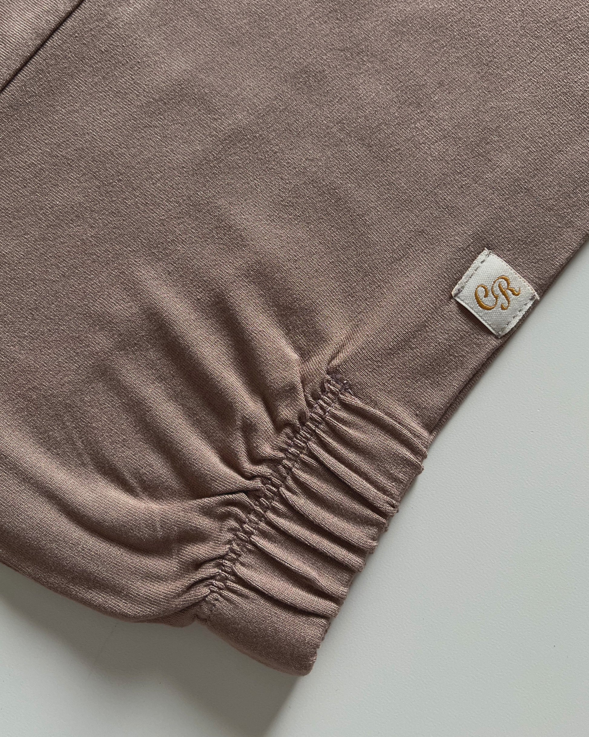 bonnet pour hijab marron clair 