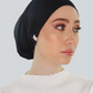 bonnet noir pour hijab