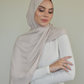 Châle en jersey noir femme – écharpe légère et pratique Crown Scarves