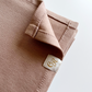 chale en jersey rose came vue de details