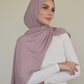 Châle en jersey nude rose femme – écharpe légère et pratique Crown Scarves