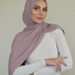 Châle en jersey nude rose femme – écharpe légère et pratique Crown Scarves