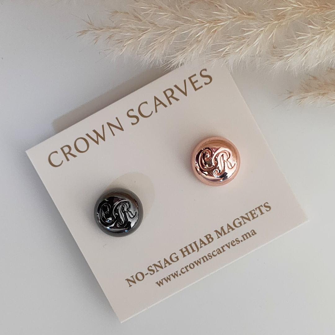 hijab magnet ultra fort noir et bronze