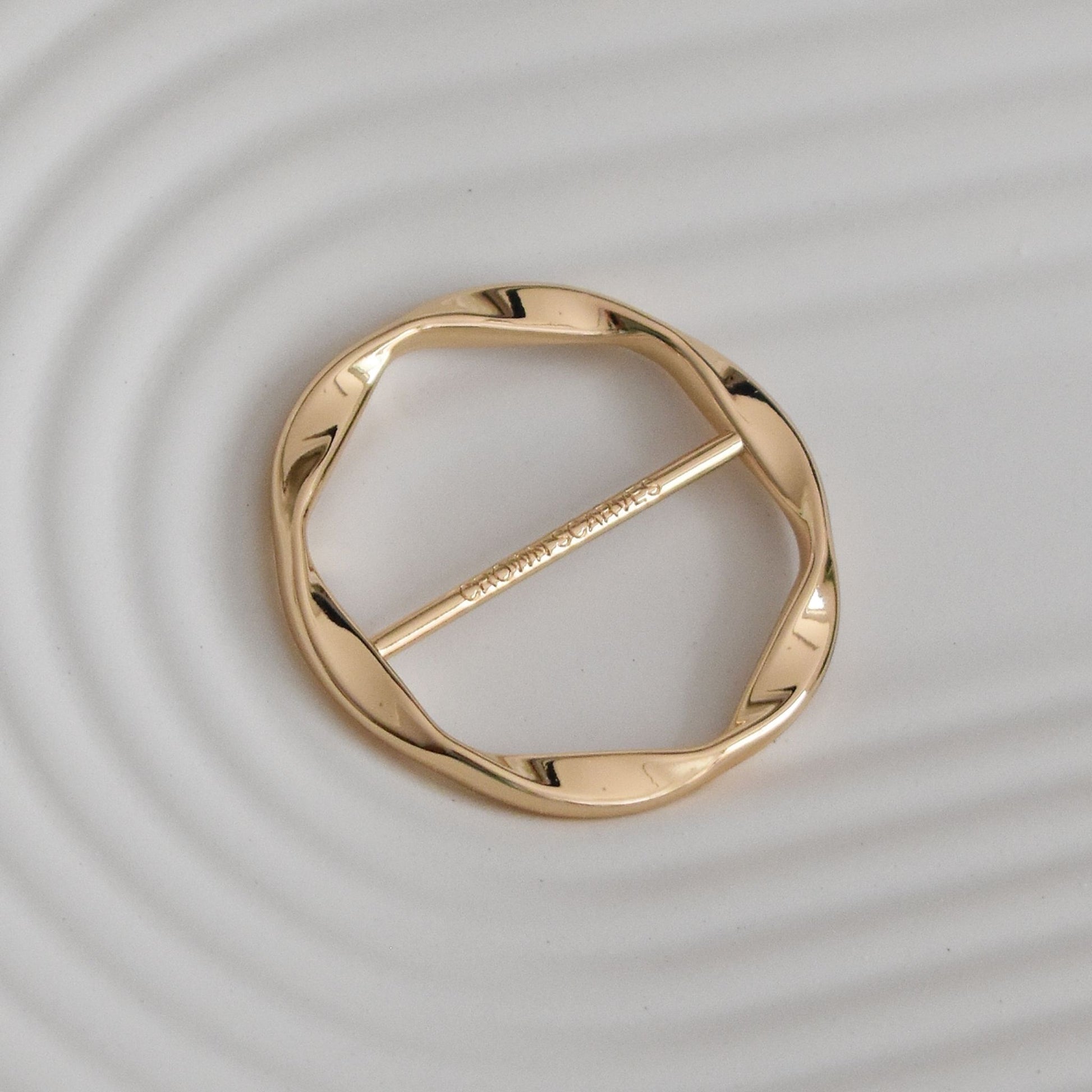 hijab ring gold