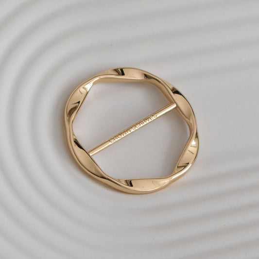 hijab ring gold