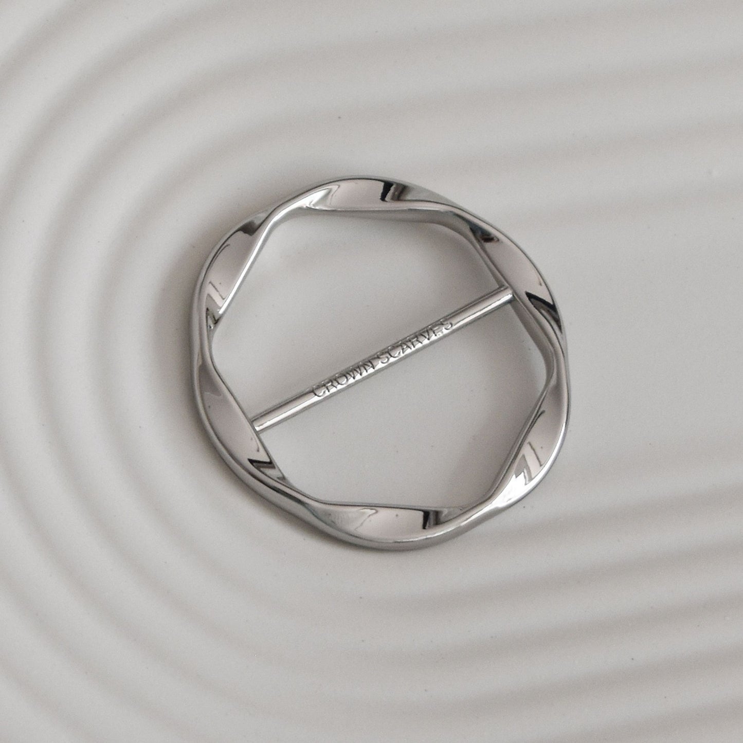 hijab ring silver