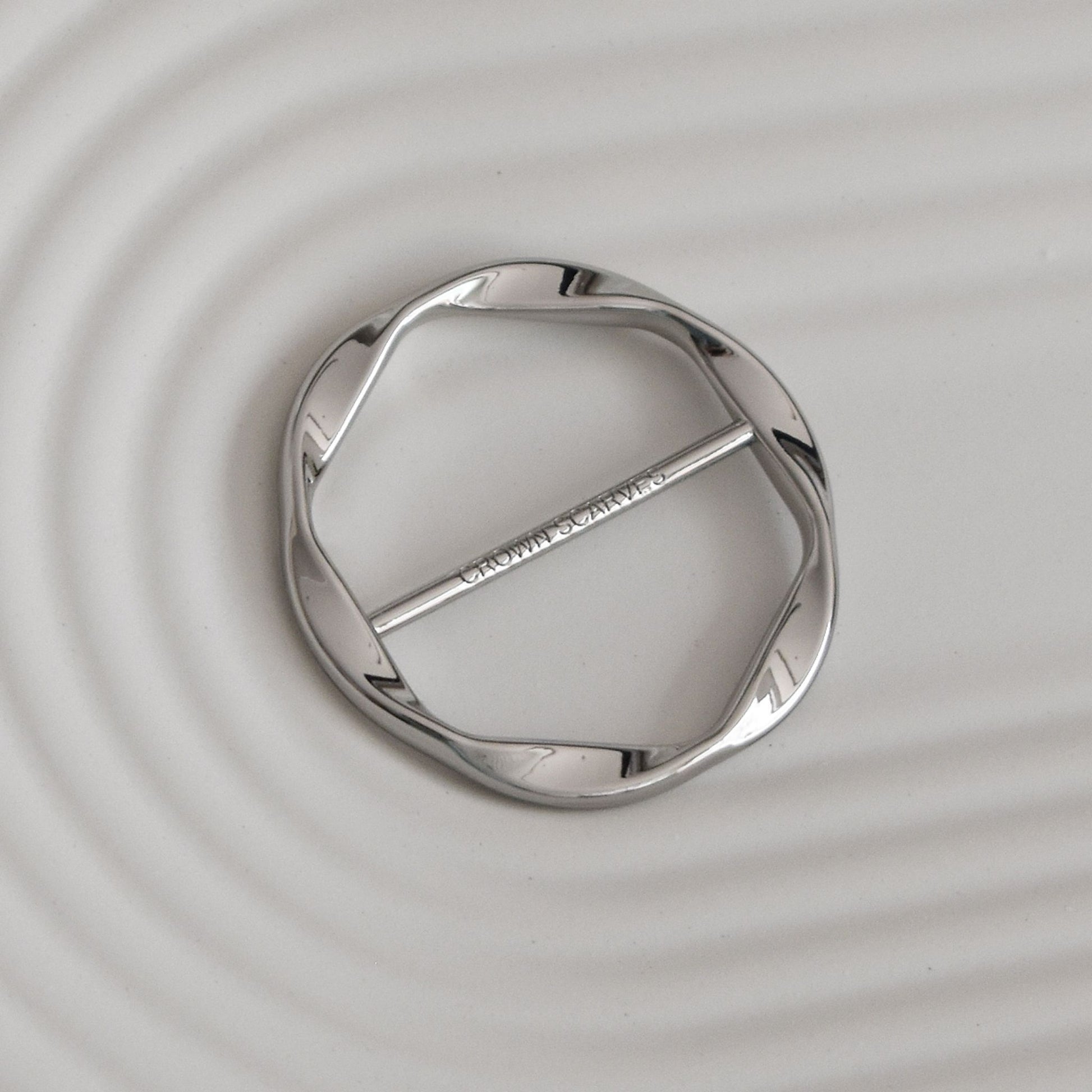 hijab ring silver