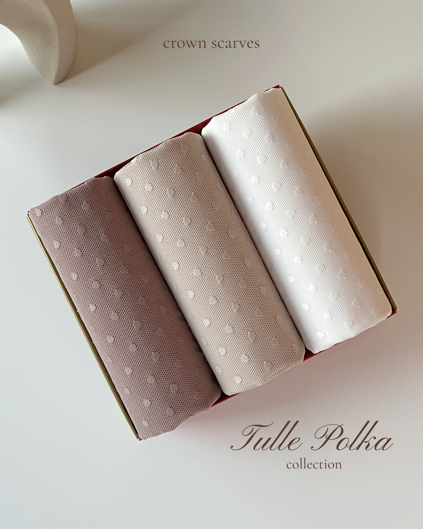 Gift box Tulle Polka